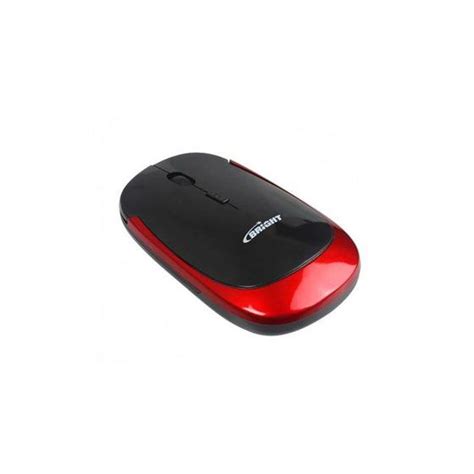 Mouse Ptico Usb Dpi Preto Vermelho Bright Un Mouse