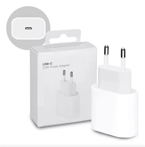 Ripley ADAPTADOR DE CORRIENTE USB C DE 20 W IPHONE Blanco