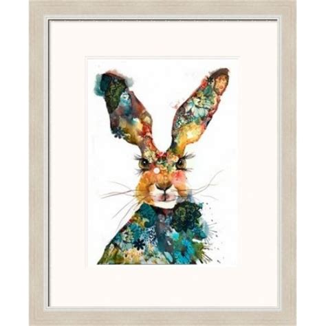 Sarah White Teal Hare