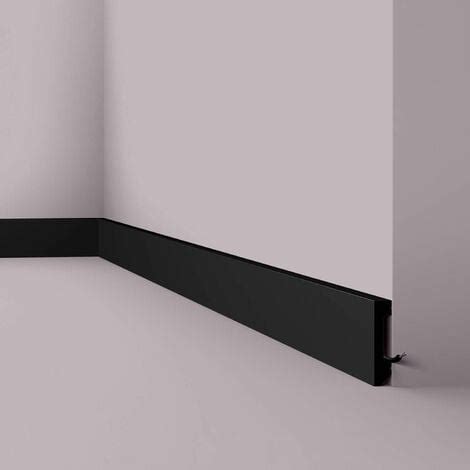 Skirting NMC FT2 BLACK WALLSTYL Noel Marquet Decorative Moulding Panel