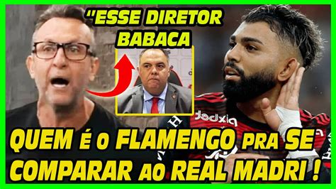 CRAQUE NETO DETONA QUEM É O FLAMENGO PRA SE COMPARAR AO REAL MADRI