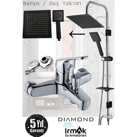 Tesitay Irmak Banyo Bataryas Du Armat R Musluk Diamond Robot Du