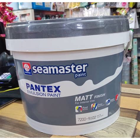 Seamaster Pantex Emulsion Paint 7200 7liter Colour White Code 9102