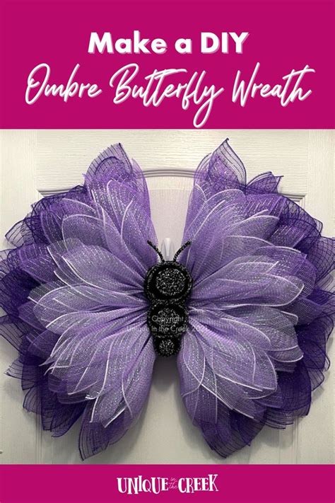 How To Make A Butterfly Wreath Or Insect Wreath Butterflies Wreath