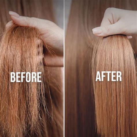 Split Ends Before And After