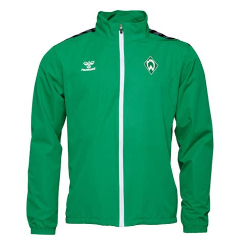 Werder Bremen Track Jacket Hummel Green Werder Bremen Fan Shop