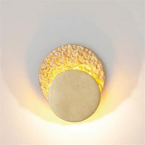 HOLLÄNDER Meteor Piccolo LED wall light gold 300 K 13283 REUTER