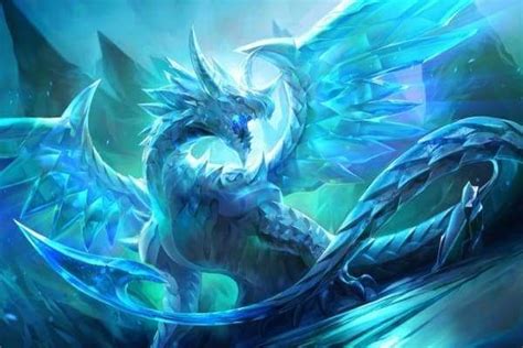 "Ice Crystal Dragon" Diamond Painting Kit (Full Drill) | Dragon ...