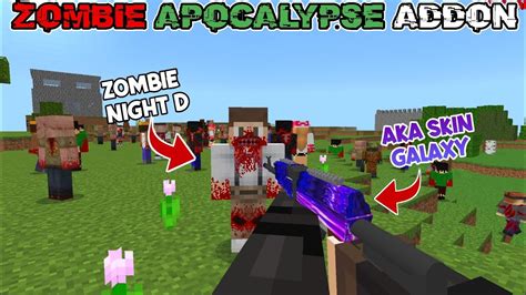 Zombie Apocalypse Addon Minecraft Pe Work Mcpe Terbaru Youtube