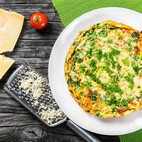 Recette Frittata Aux Petits Pois Et Au Parmesan Facile Rapide