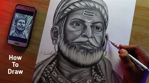 How To Draw Chhatrapati Shivaji Maharaj On A3 Paper Step By Step