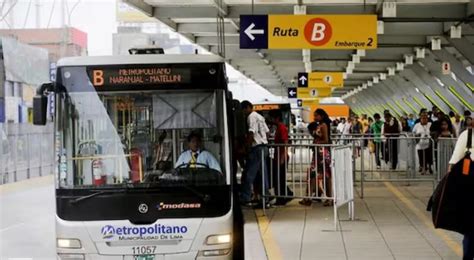 Metropolitano Descubre El Nuevo Horario Y Recorrido De La Ruta B Según Atu El Popular