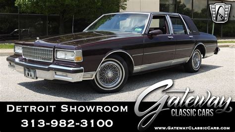 1989 Chevrolet Caprice Classic Brougham Gateway Classic Cars Of Detroit 1441det Youtube