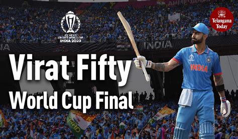 Ind Vs Aus Final Highlights Virat Kohli Hits 9th Fifty In This World