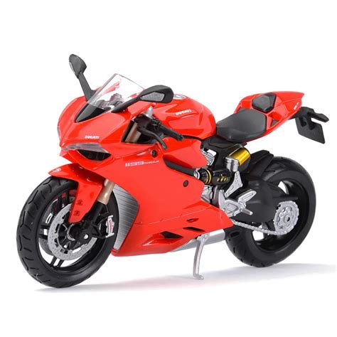 Maisto 1:12 Motorcycle Toy Alloy 1199 Panigale Motorbike Collectible ...