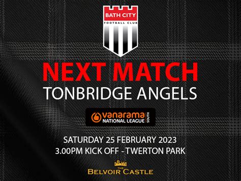 Bath City Fc Next Match Tonbridge Angels Home Bath City Fc