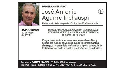 Jos Antonio Aguirre Inchauspi