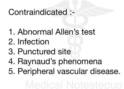 Abg Analysis Contraindications Medizzy