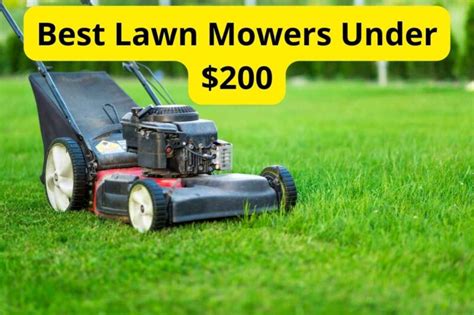 Best Lawn Mowers Under Reviews