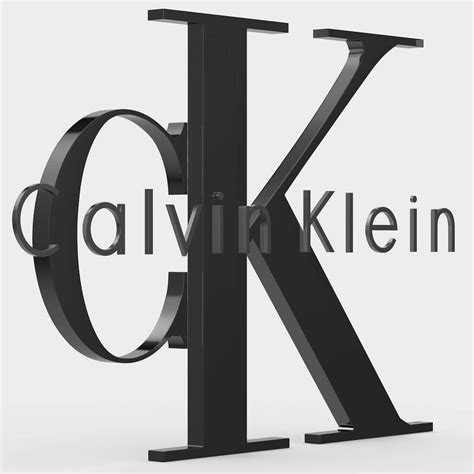 Calvin Klein Logo - 3D Model by 3d_logoman