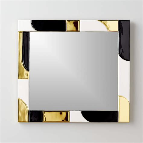 Adara Rectangular Wall Mirror 31 X34 Reviews Cb2