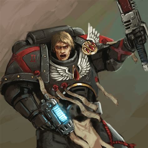 Death Company Space Marine By Fonteart On Deviantart