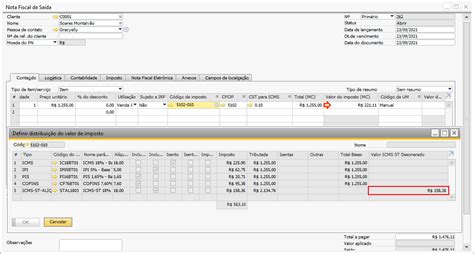 Campos Icms St Desonerado Icms Taxone Nfe