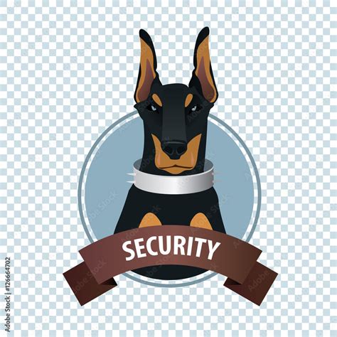 Security Guard With Dog Clipart Backgrounds