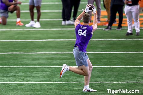 Clemson Football Photo Of Davis Allen Tigernet