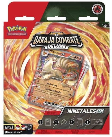 Pok Mon Jcc Baraja Combate Deluxe Ninetales Ex En Rebajas Por