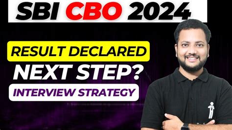 SBI CBO RESULT DECLARED Get Ready For The INTERVIEW Process YouTube