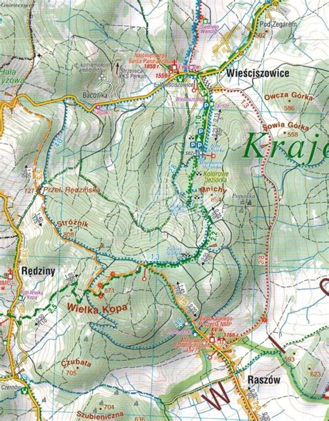 RUDAWY JANOWICKIE MAPA TURYSTYCZNA SKŁADANA COMPASS