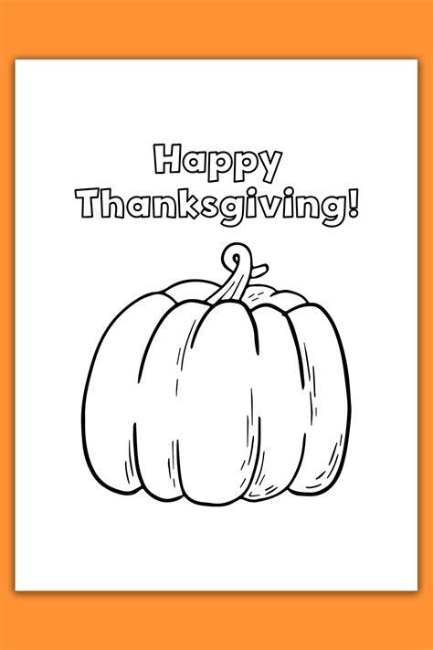 Thanksgiving Cards Coloring Pages Example 01 Mom Envy