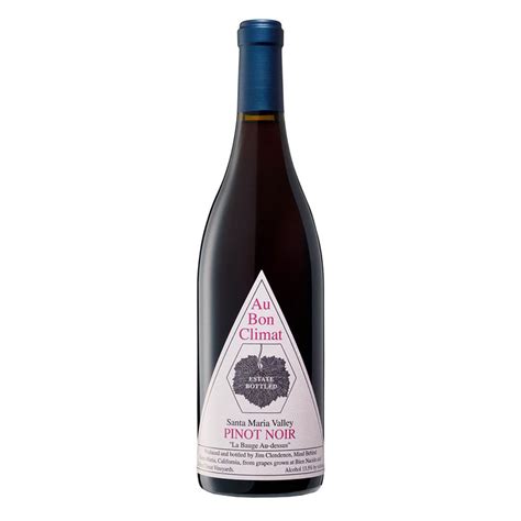 WoodWinters Au Bon Climat La Bauge Au Dessus Pinot Noir 2019