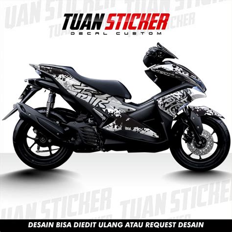 Jual Stiker Aerox Striping Decal Aerox 155 Full Body Sticker Aerox 155