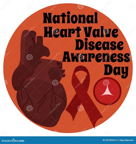 National Heart Valve Disease Awareness Day Simple Square Banner Or