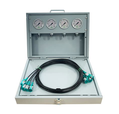 Mcs Metal Pressure Test Kit X Mm Pressure Gauges X Micro Hose