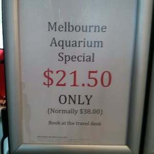 50%OFF Melbourne Aquarium Tickets Deals and Coupons