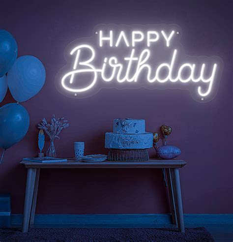 Buy Happy Birthday Neon Sign Online NeonChamp