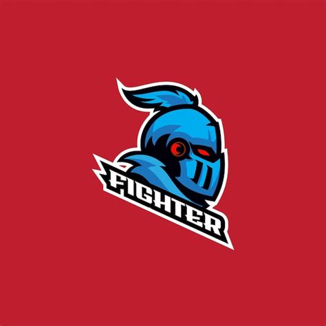 Premium Vector Fighter Esport Mascot Design Logo