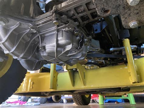 Leaking oil from rear axle. : r/johndeere