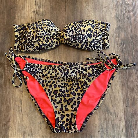 Victorias Secret Cheetah Bikini Set Gem