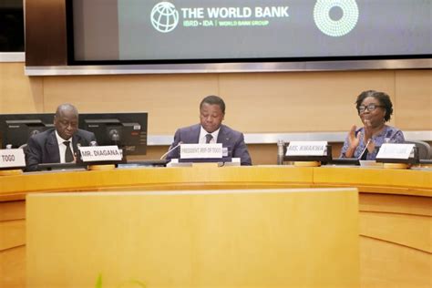 Coopération économique Le Togo et la Banque mondiale une