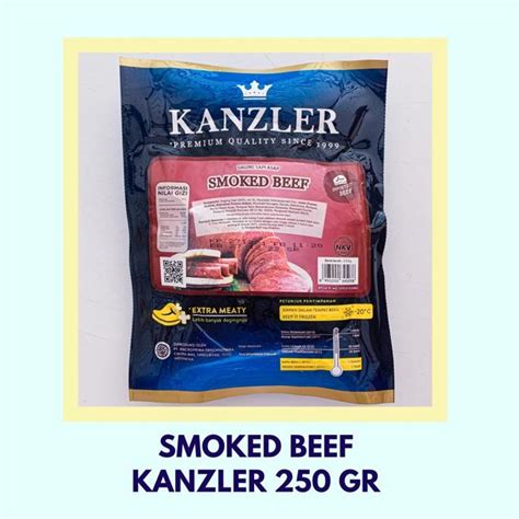 Jual Smoked Beef Kanzler 250 Gram Shopee Indonesia