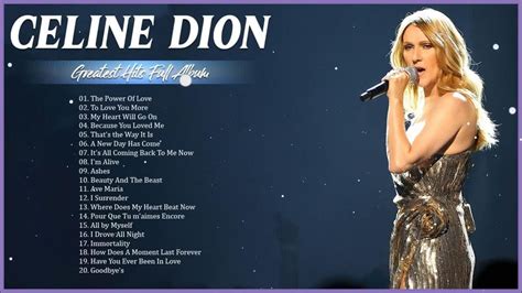 Celine Dion Les Meilleures Chansons 2023 – Celine Dion Best Of Album 2023 - YouTube Celine Dion ...