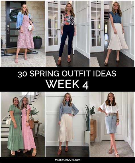 30 Days Of Spring Outfits Week 4 Round Up Merricks Art