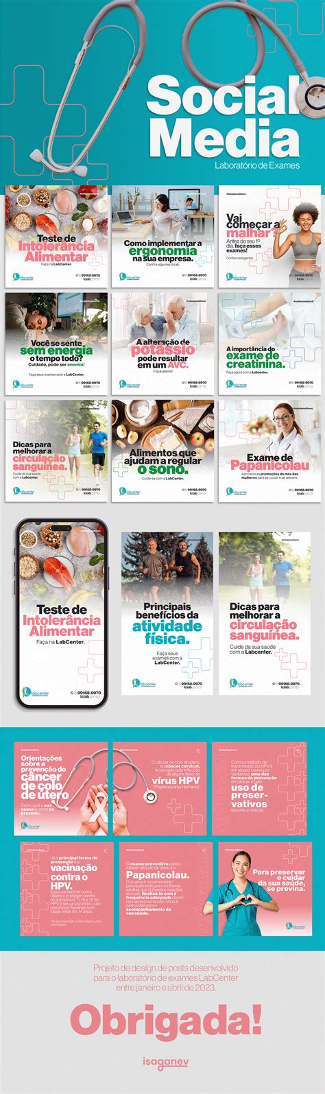 Social Media Laborat Rio De Exames On Behance