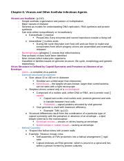 Chapter Outline Docx Chapter Viruses And Other Acellular