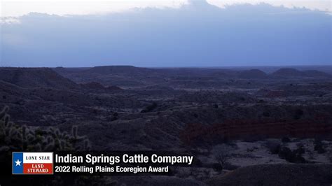 Indian Springs Cattle Company 2022 Lone Star Land Steward YouTube