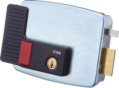 Cerradura El Ctrica Cisa V Galvanizada Plateado V